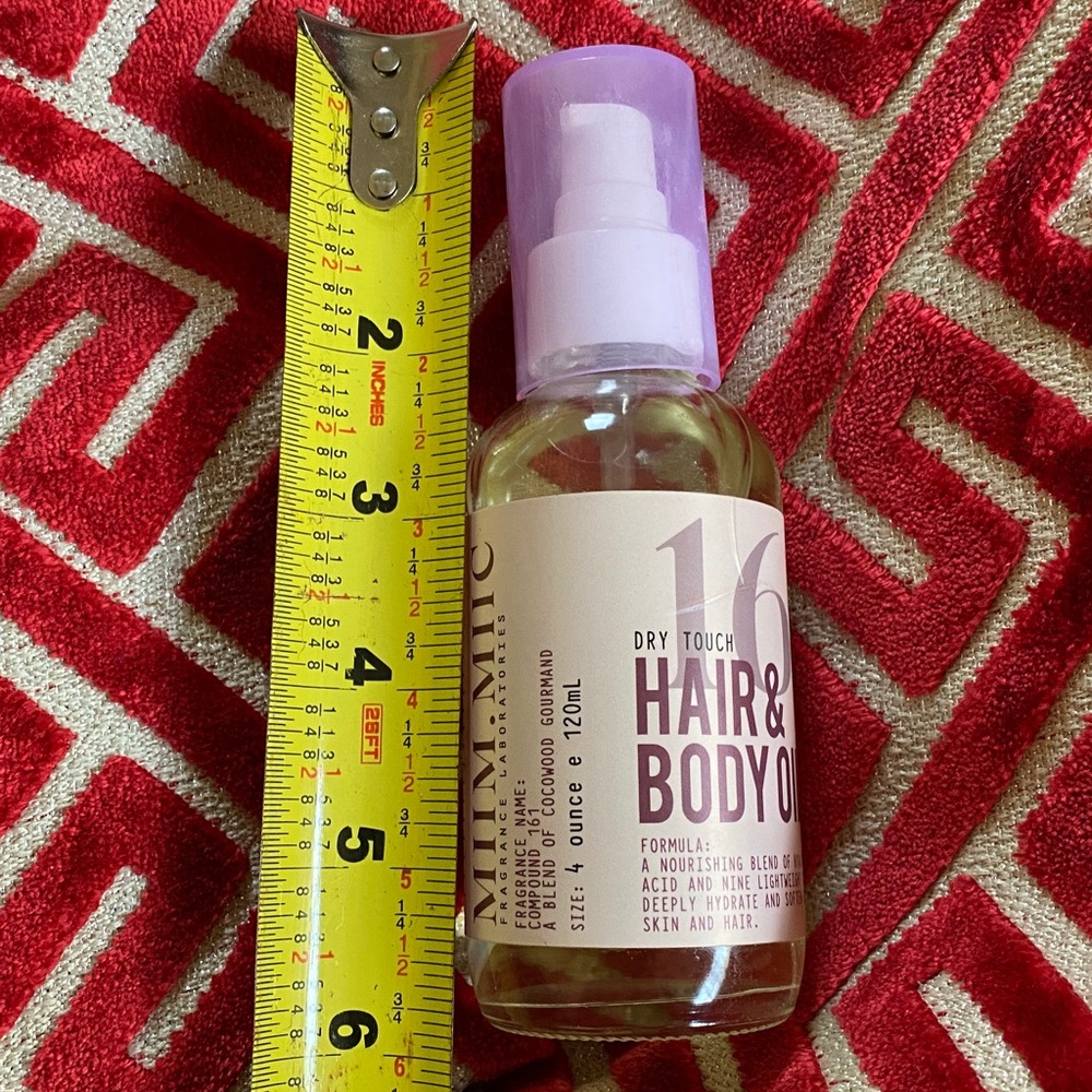 Miim Miic Cocowood Gourmand Dry Touch HairBodyOil Smells Amazing Not Returnable